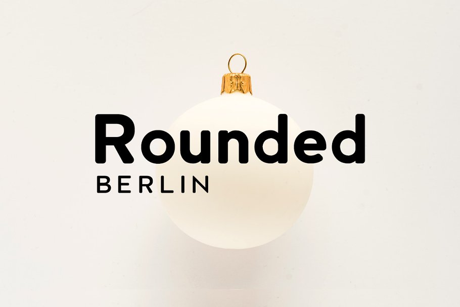 Шрифт Berlin Rounded